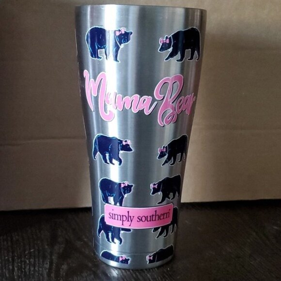 SIMPLY SOUTHERN MAMA BEAR Tervis 30 oz Stainless Steel Travel Tumbler Cup Mug - Picture 12 of 15